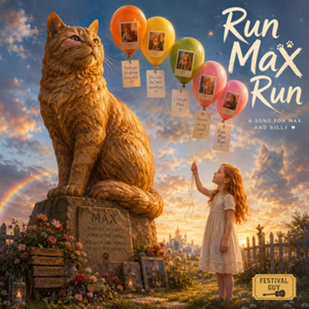 Cover artwork for Run Max Run by Festival Guy